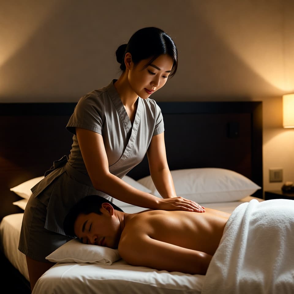 서울 중랑구 방문 케어를 표현한 안내 이미지